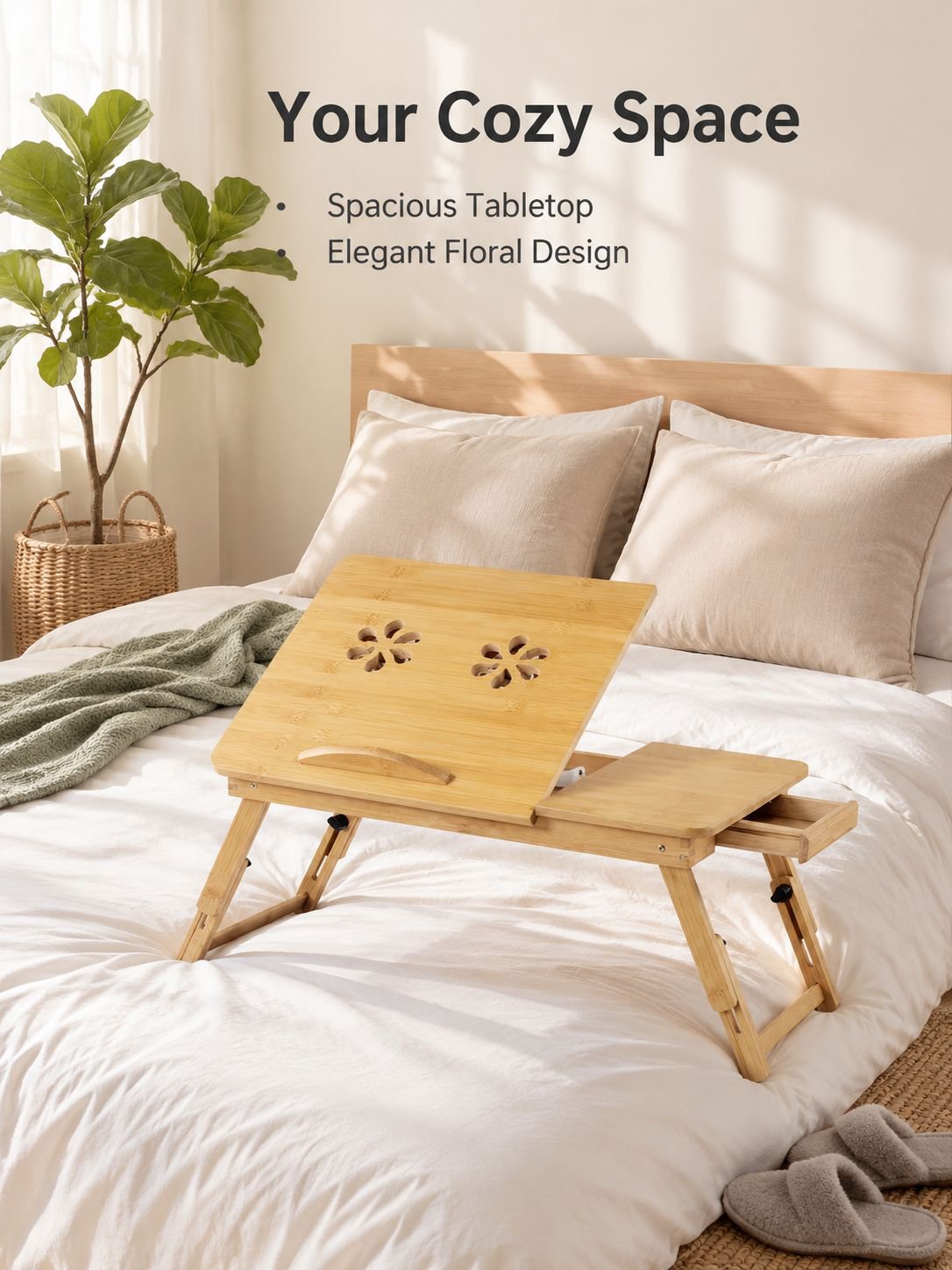 Home Lazy Bed Folding Table