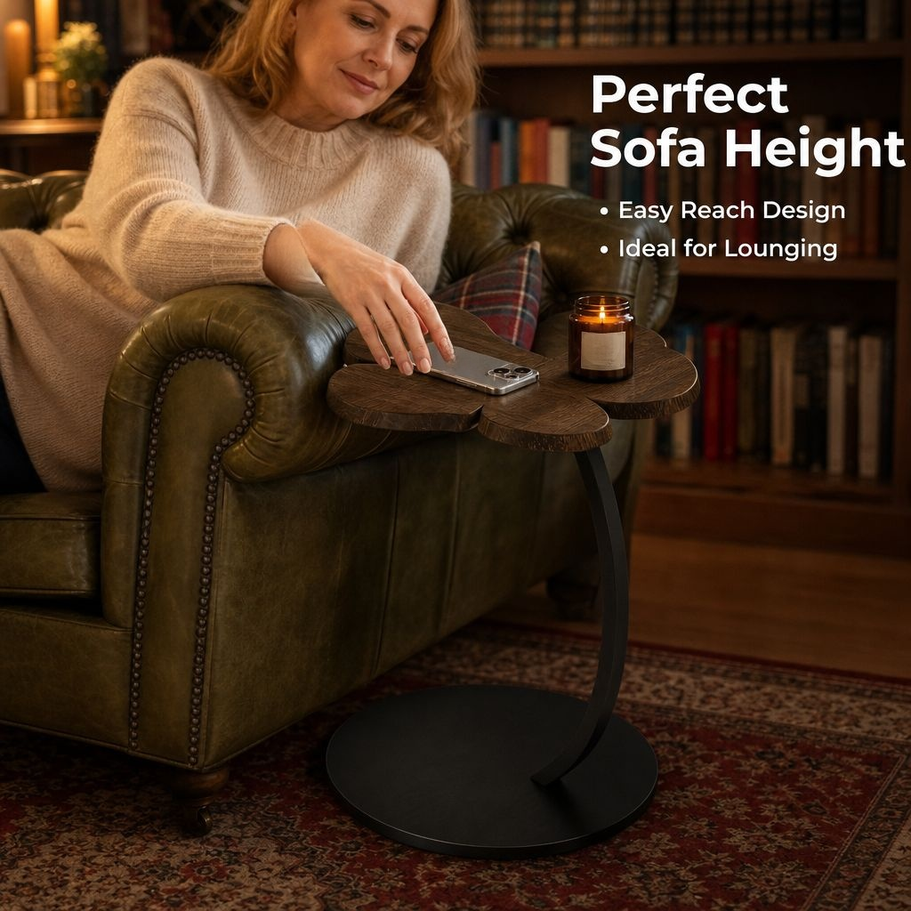 Multifunctional sofa side table