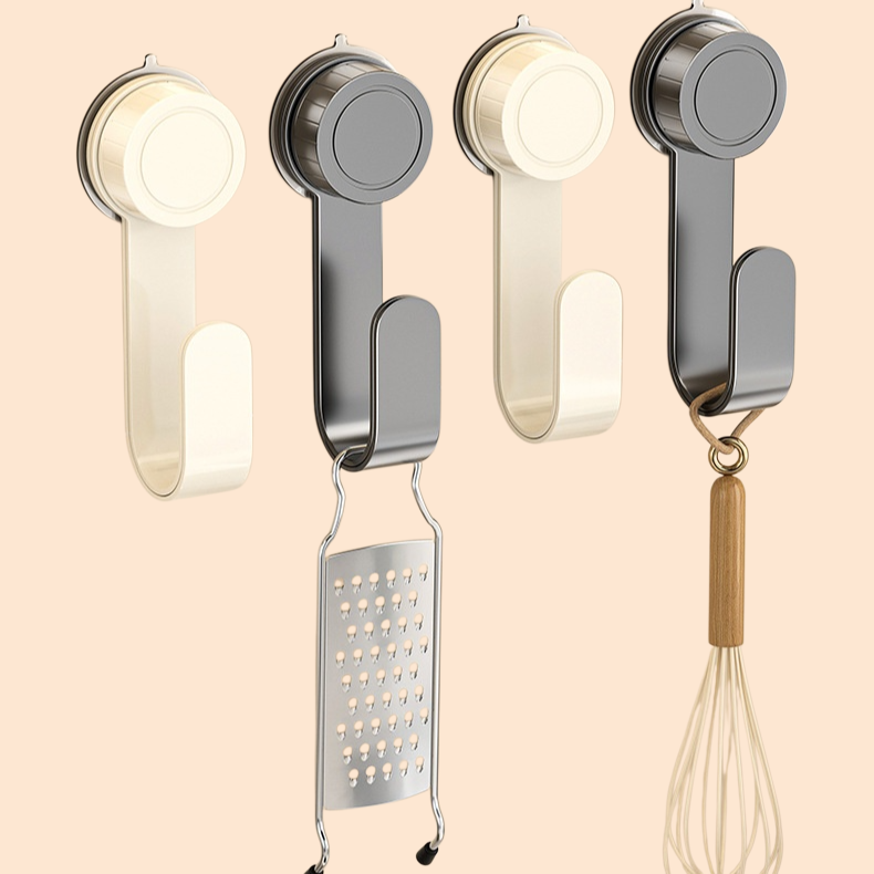 Suction Cup Wall-mounted Pot Lid Holder (No Drilling Required)