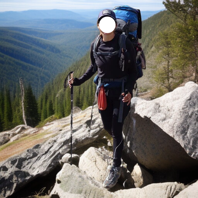  내구성 강한 카본 섬유 등산 스틱 - 하이킹, 캠핑, 트레일 러닝용