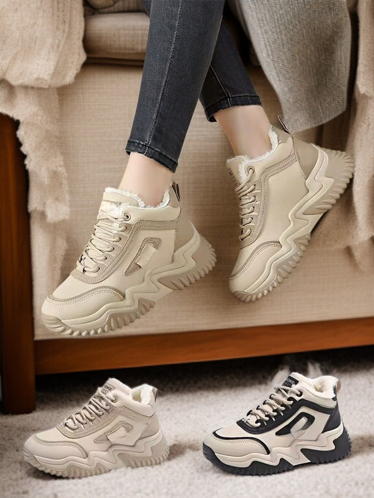 レディース カジュアル裏ボアスニーカー