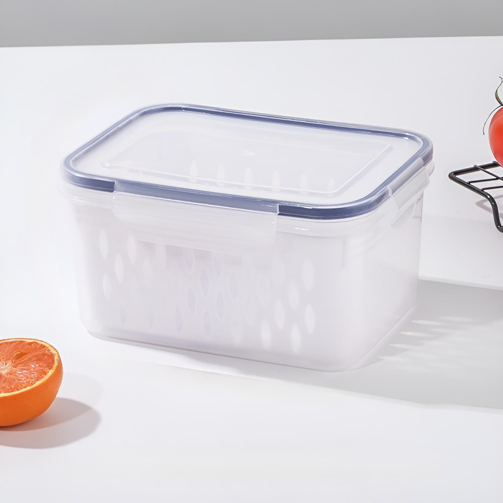 Lebensmittel-Aufbewahrungsbehälter mit Doppelwandstruktur