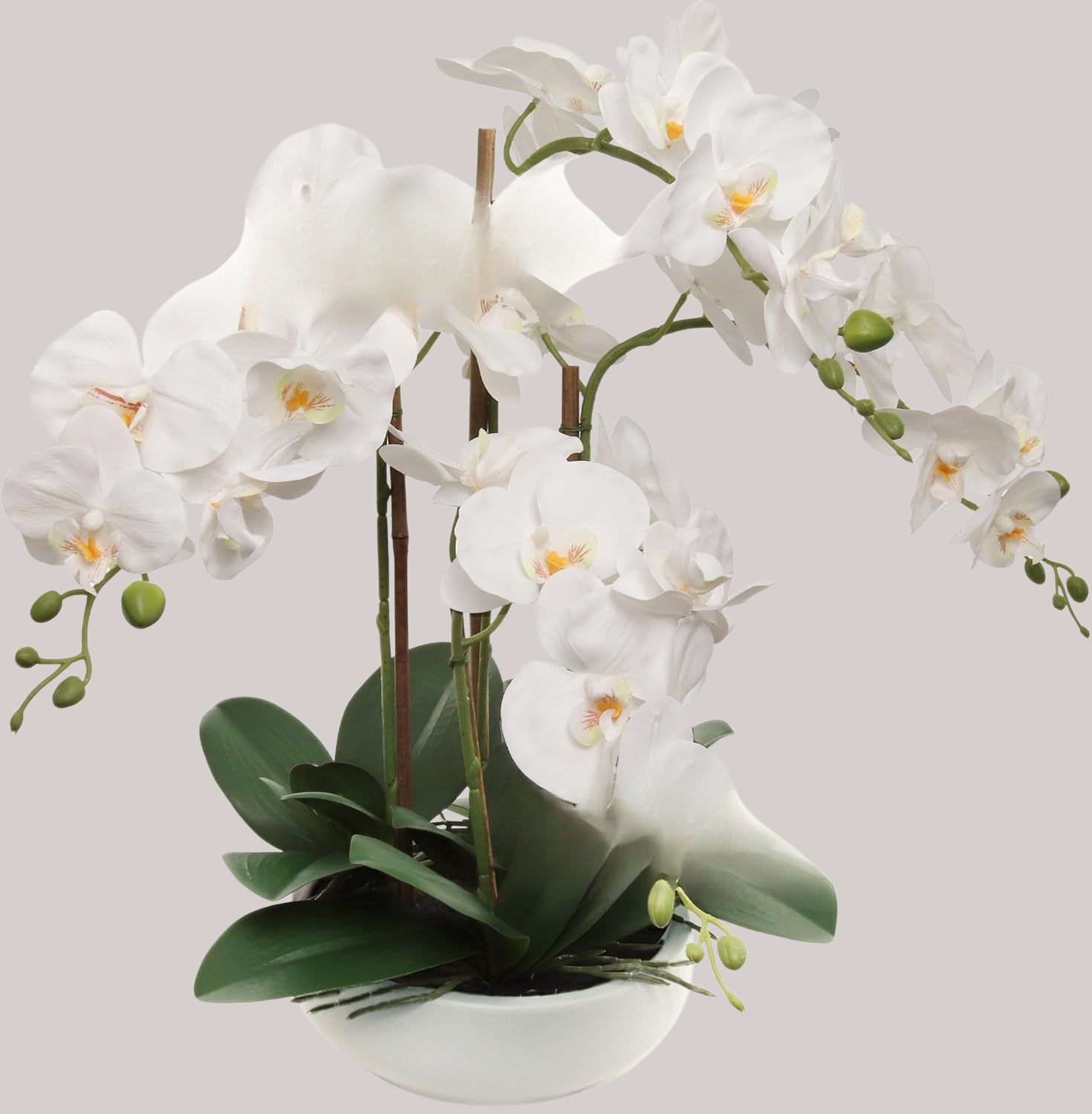 ตุ๊กตาดอกกล้วยไม้ฟาแลนนอปซิสประดับบ้าน