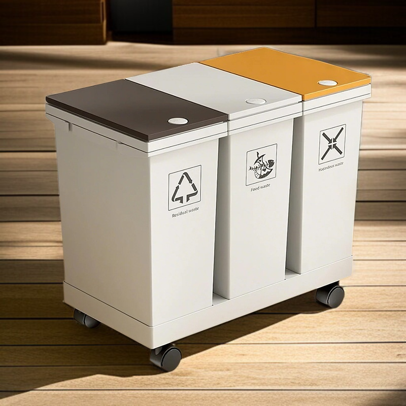 가정 필수 뚜껑 달린 대용량 휴지통 친환경 휴지통