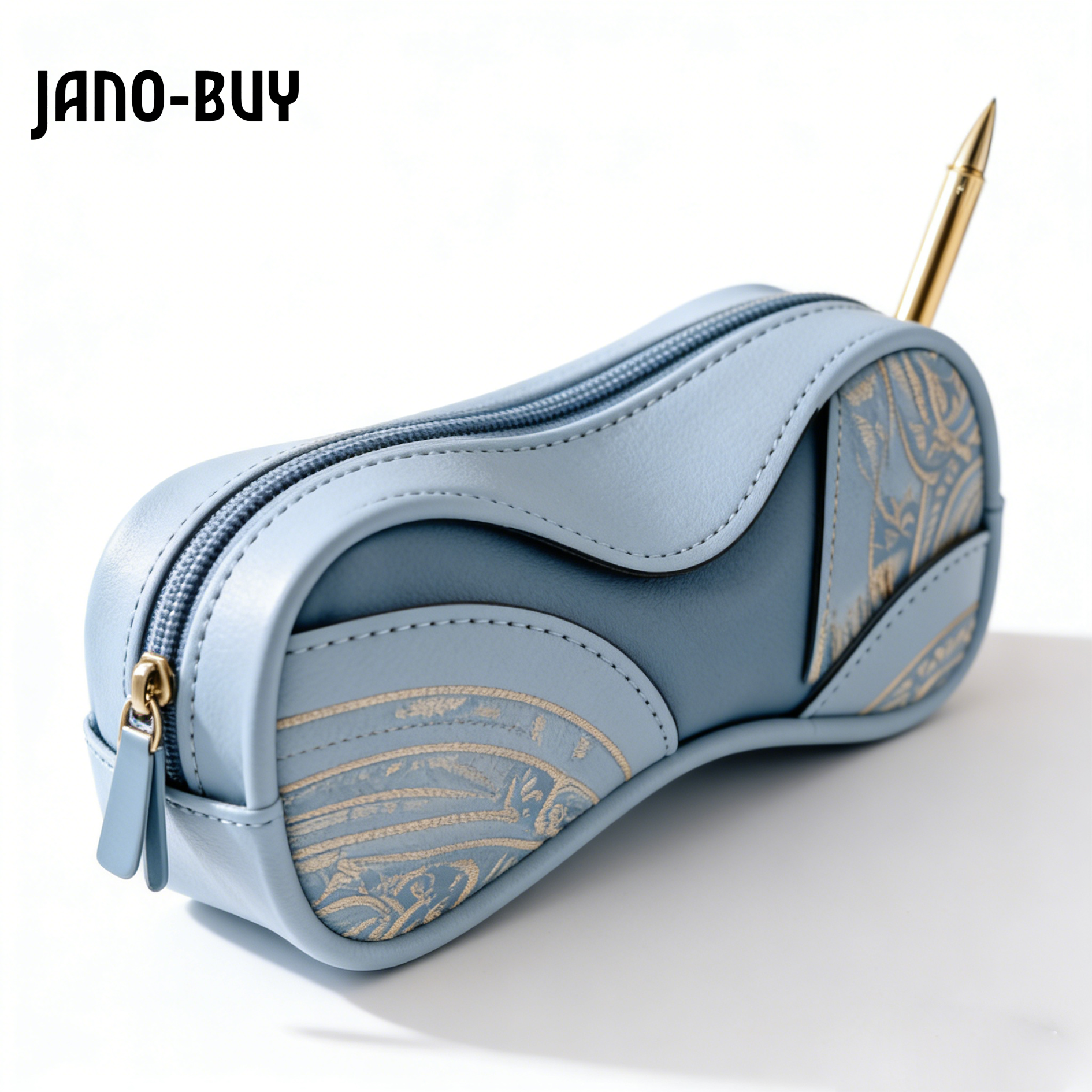 กล่องดินสอขนาดใหญ่จุของได้เยอะ มีช่องแบ่งหลายช่อง