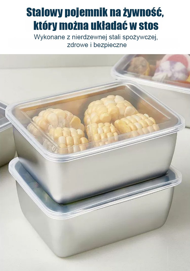 Hermetyczne zamknięcie pojemnika ze stali nierdzewnej