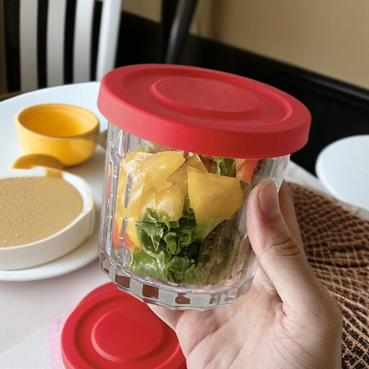 Wielofunkcyjny kubek szklany na kawę i mleko