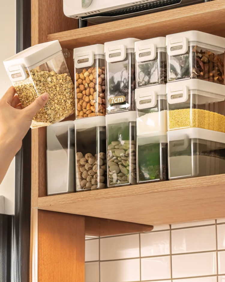 衛生的な食品グレード密封瓶の使用例