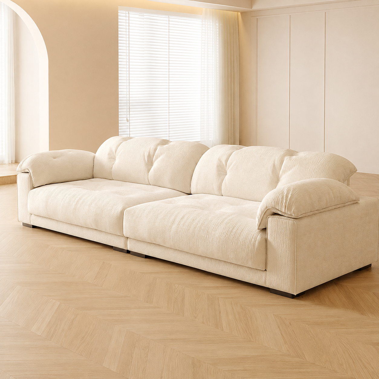 Sofa „Cremefarbene Wolke
