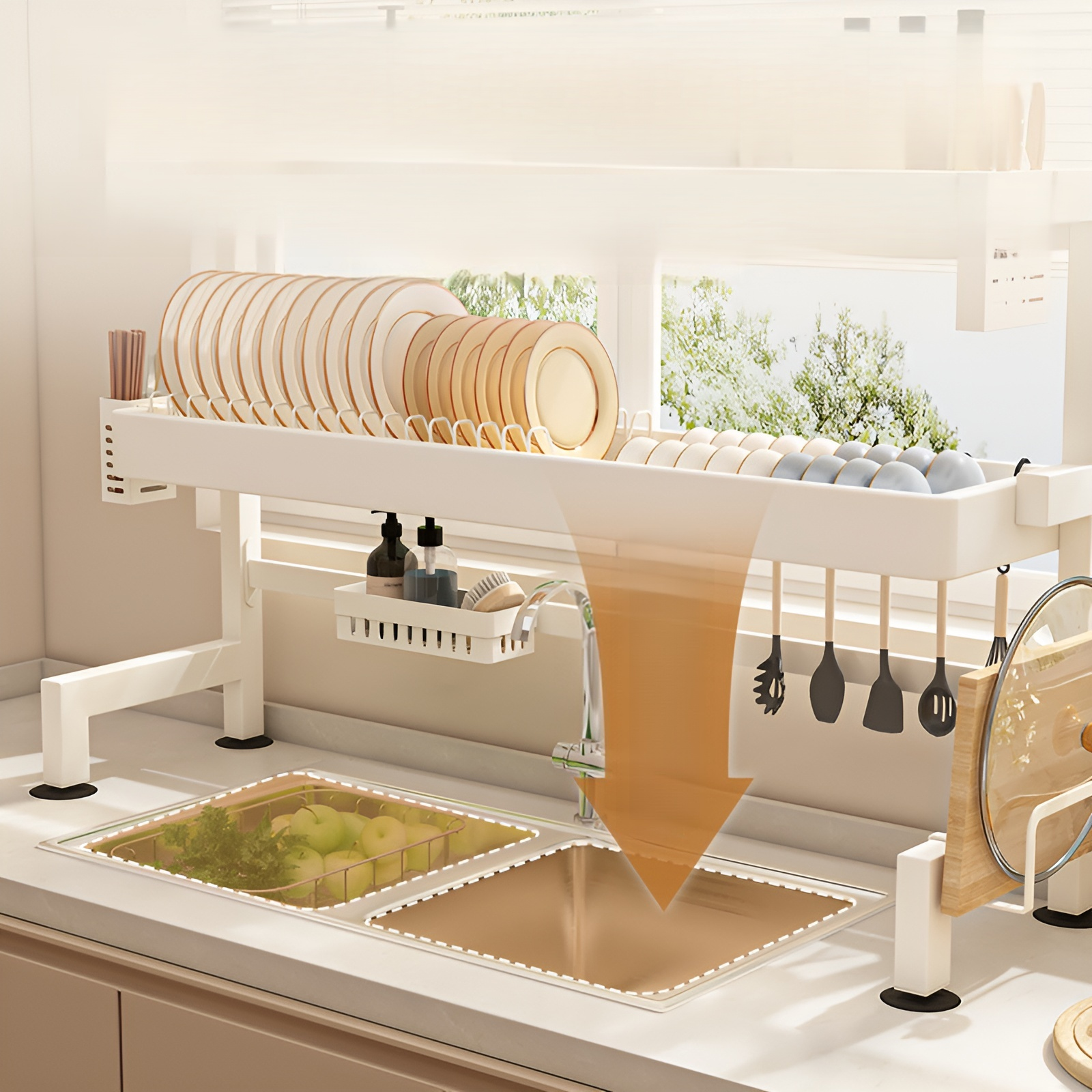 廚房水槽置物架