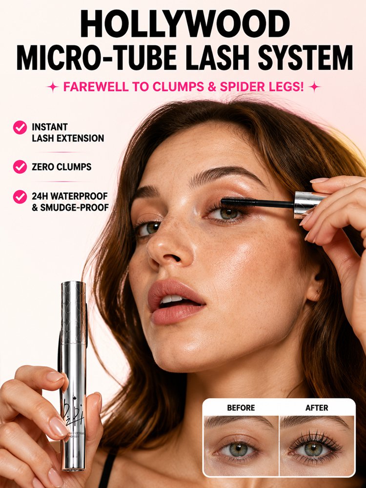 Hollywood-Grade Micro-Tube Lash Extension System | 24H Waterproof & Zero Clump