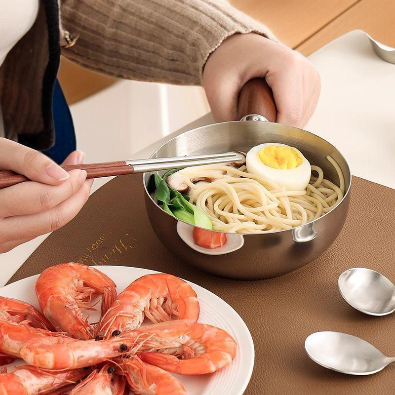 가정용 스텐볼 넘어짐방지 샐러드볼 이유식냄비 고온방열 라면볼 계란볼세트