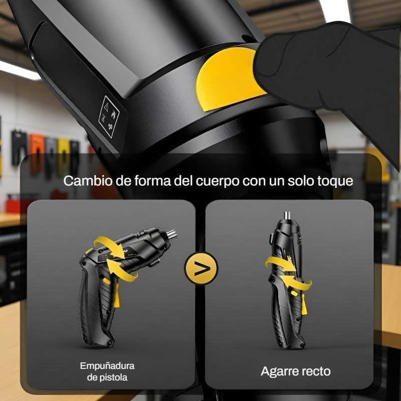 Destornillador eléctrico portátil para el hogar