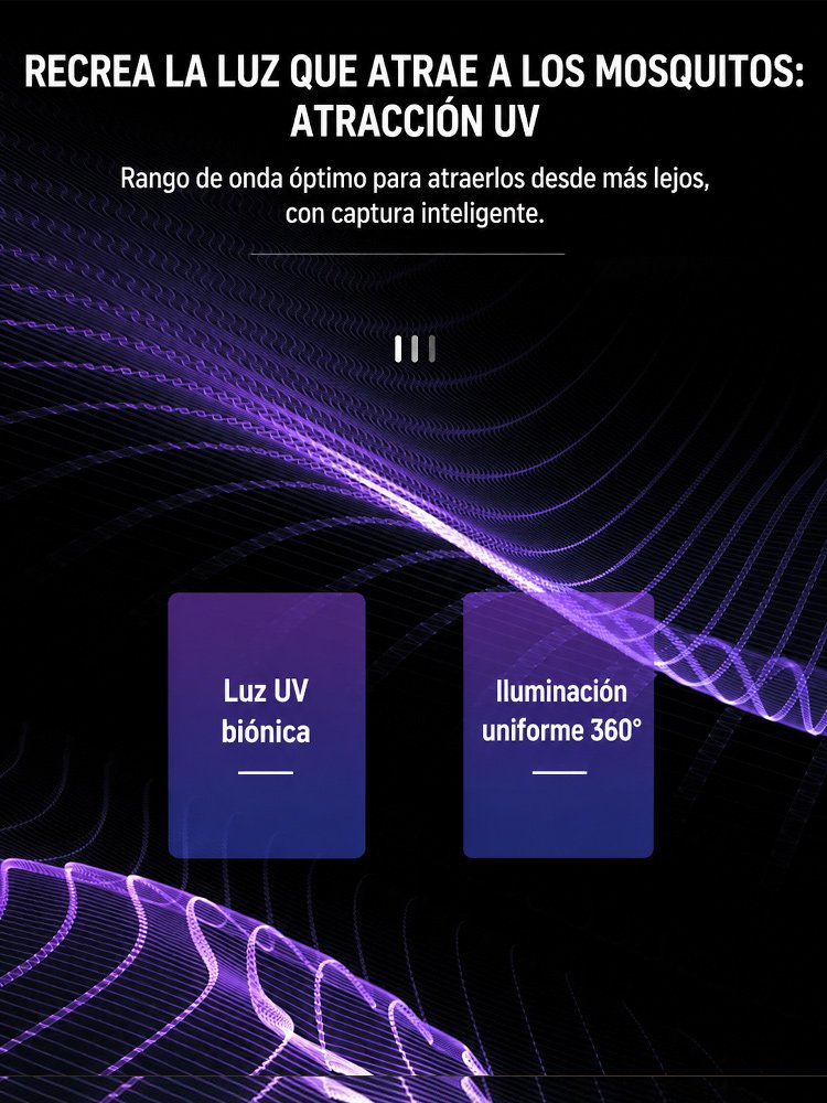 Lámpara antimosquitos para ahuyentar mosquitos
