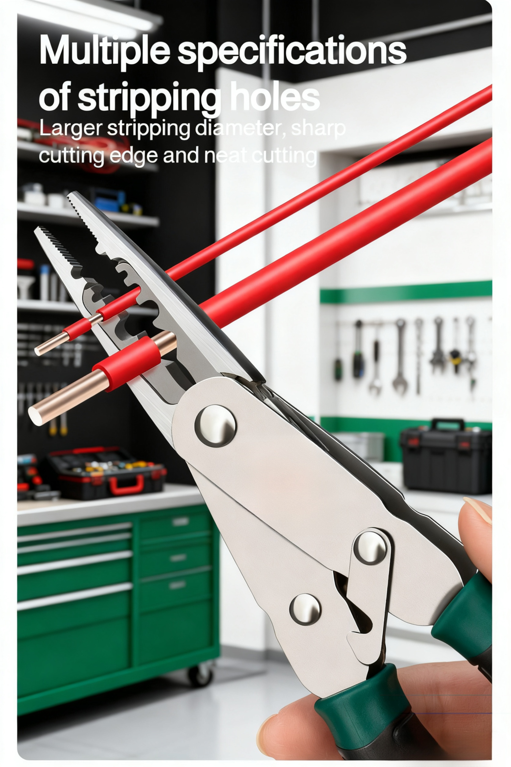 Wire Stripper used for crimping connectors