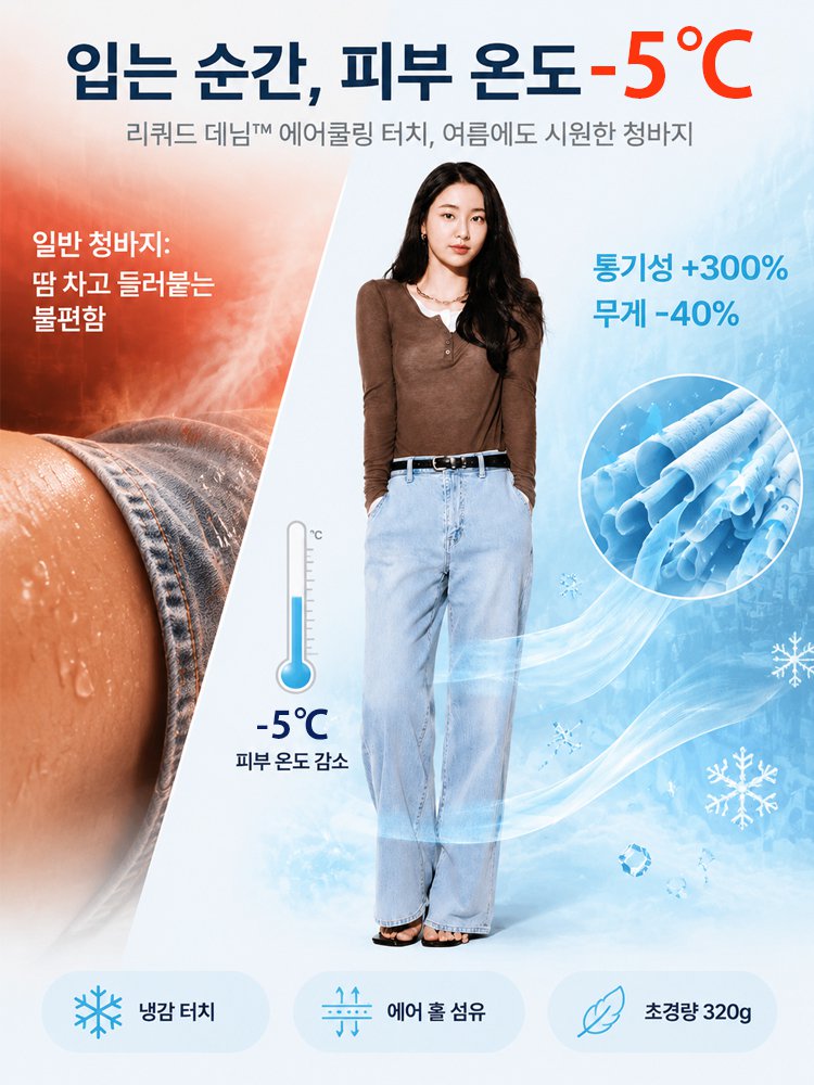 26SS 루즈 스트레이트 데님
