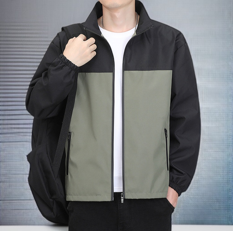 스타일리시한 칼라 디자인 남성 재킷