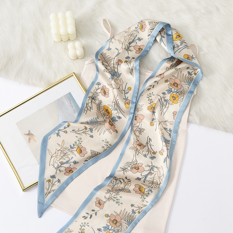 เฮดแบนด์ไหมคุณภาพสูงและผ้าพันคอ