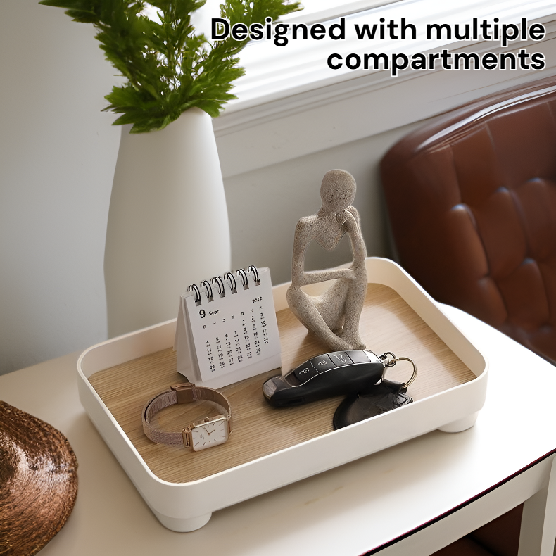 Practical Desktop Storage Box for Cosmetics and Keys