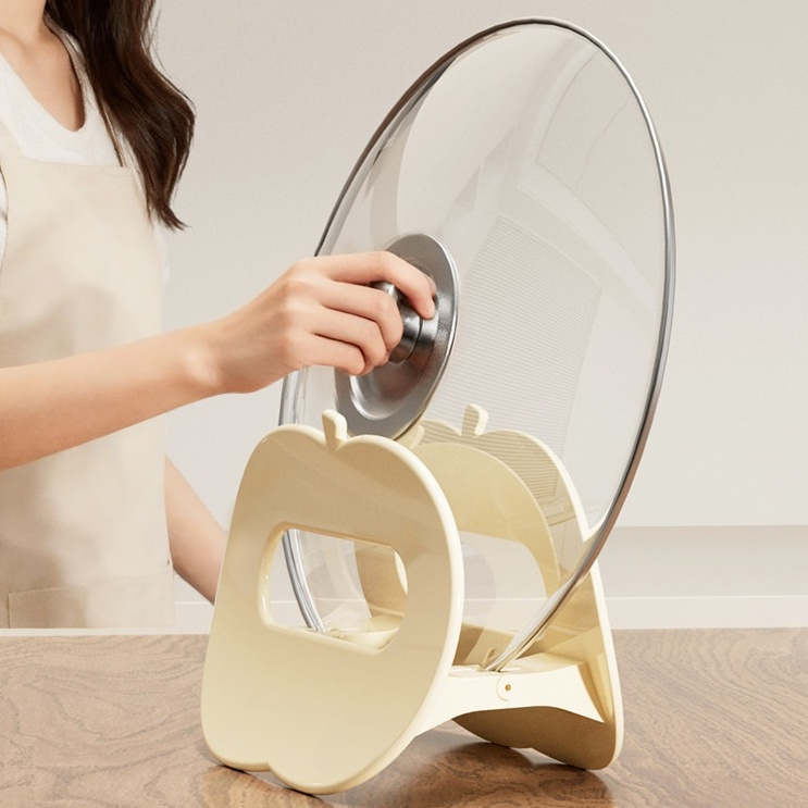 가정용 냄비뚜껑 수납 선반