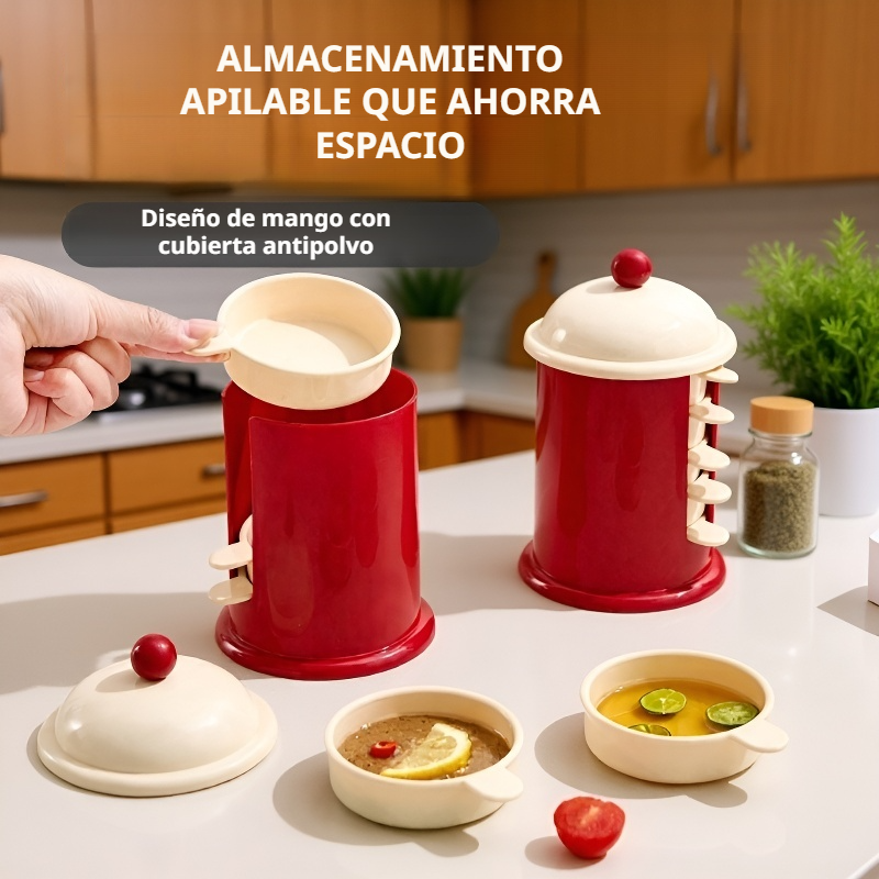 Plato de condimentos antihumedad estilo dopamina