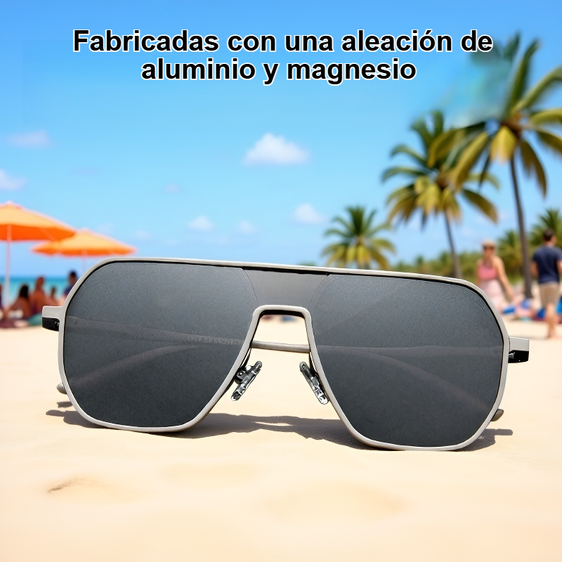 Gafas de sol polarizadas de aluminio y magnesio