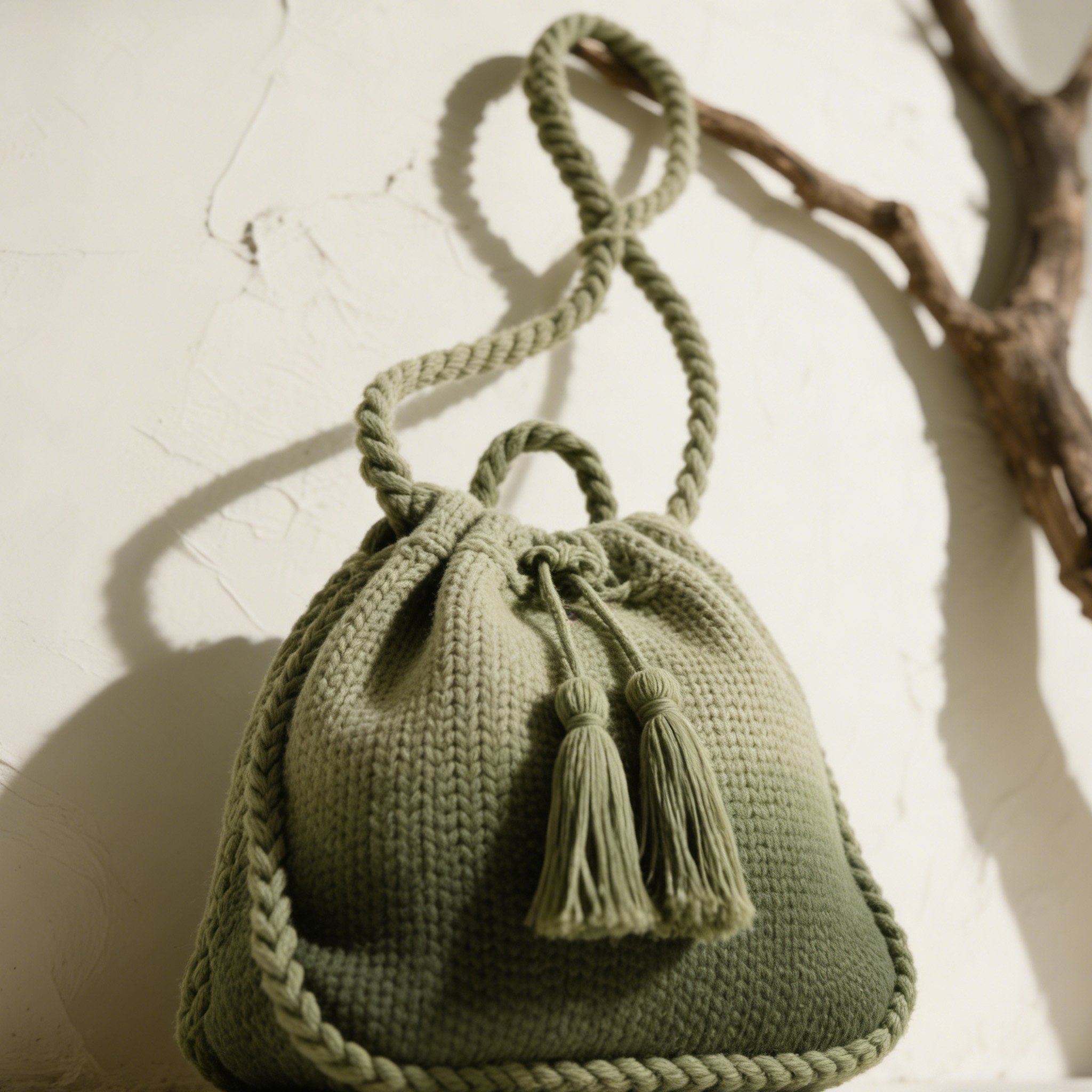 ดีไซน์กระเป๋าถือถักสวยงามทันสมัย