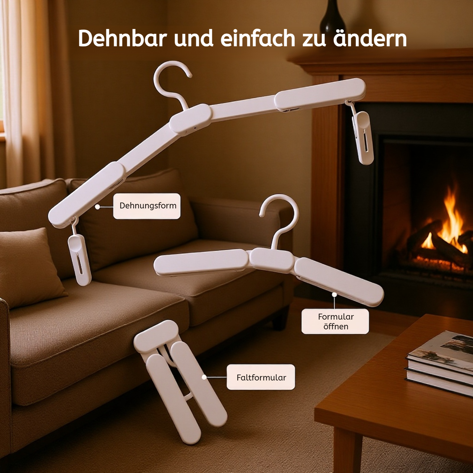 Spurloser Kleiderbügel – keine Abdrücke auf der Kleidung