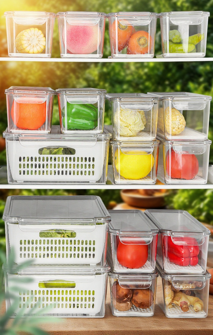 곡물 및 잡화 보관에 적합한 수납함