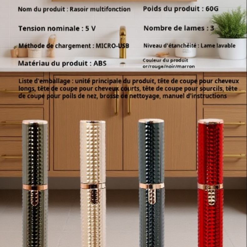 Tondeuse électrique pour nez, épilateur universel pour hommes et femmes