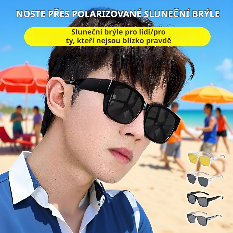 Stylové brýle na nošení přes dioptrické brýle