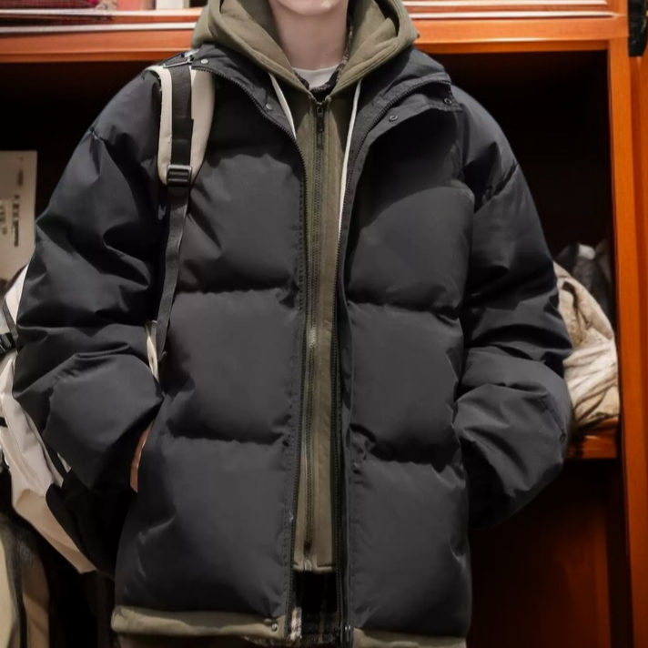 남녀 커플 빵옷 스타일 패딩