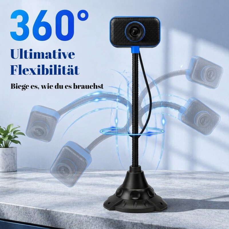 HD USB-Webcam, geeignet für Online-Kurse, Live-Streaming und Meetings