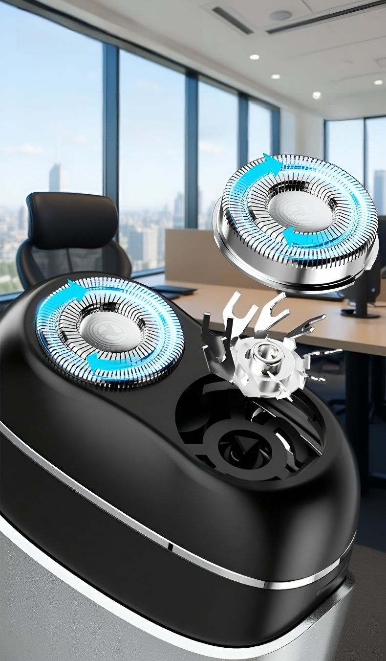 Rasoir lavable sous l'eau pour nettoyage facile