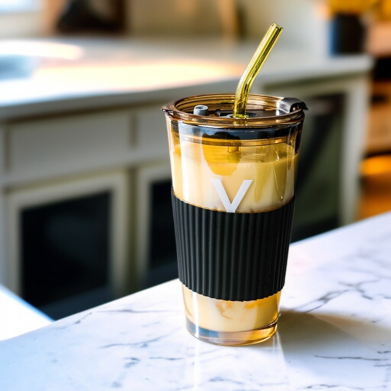 niedlicher Saftgetränkebecher