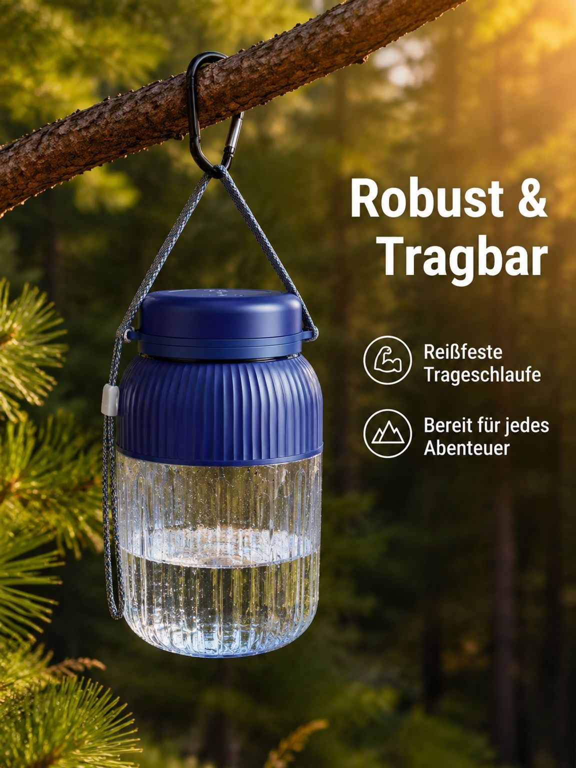 Frischer Saft aus tragbarem multifunktionalem Entsafter