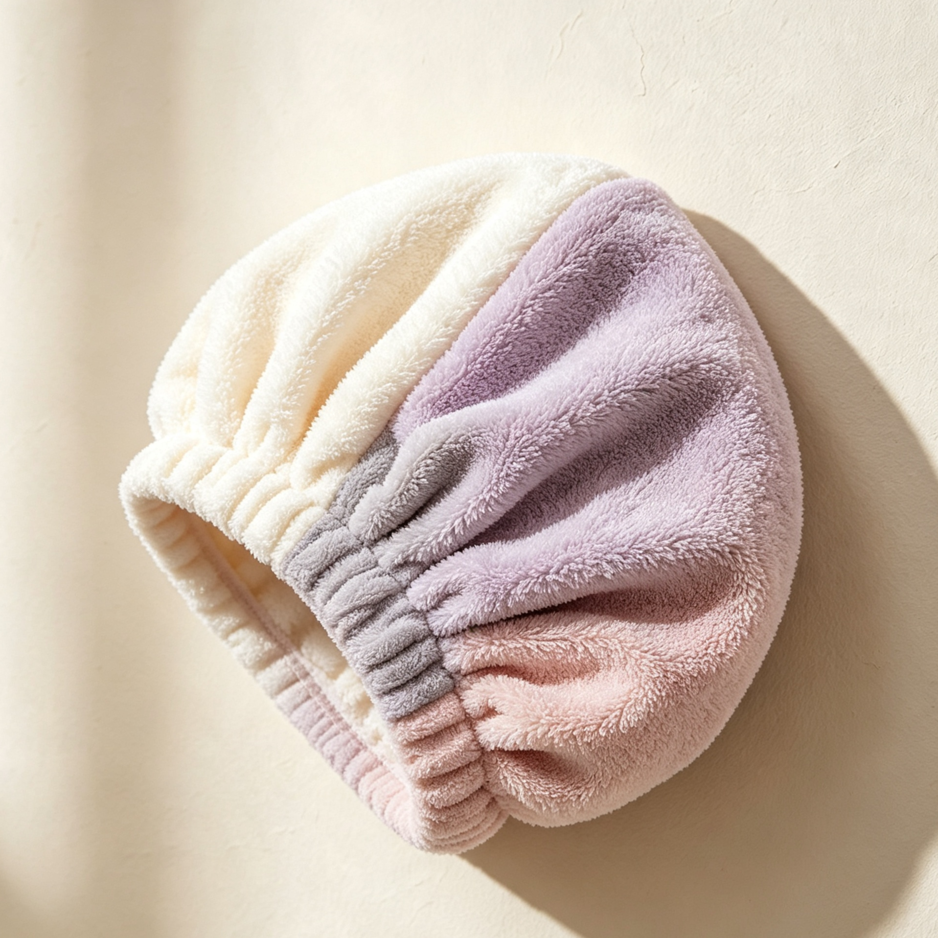 Coral fleece hair drying caps (5 pieces)