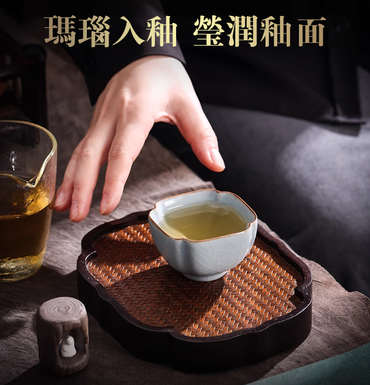 【財運來】四方聚財八角開口杯