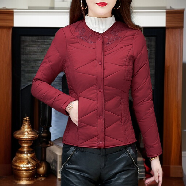 두껍게 패딩 여성 숏 슬림핏 코트 안감 빅 사이즈 워머 라이트 패딩 엄마옷 가을 겨울 신상