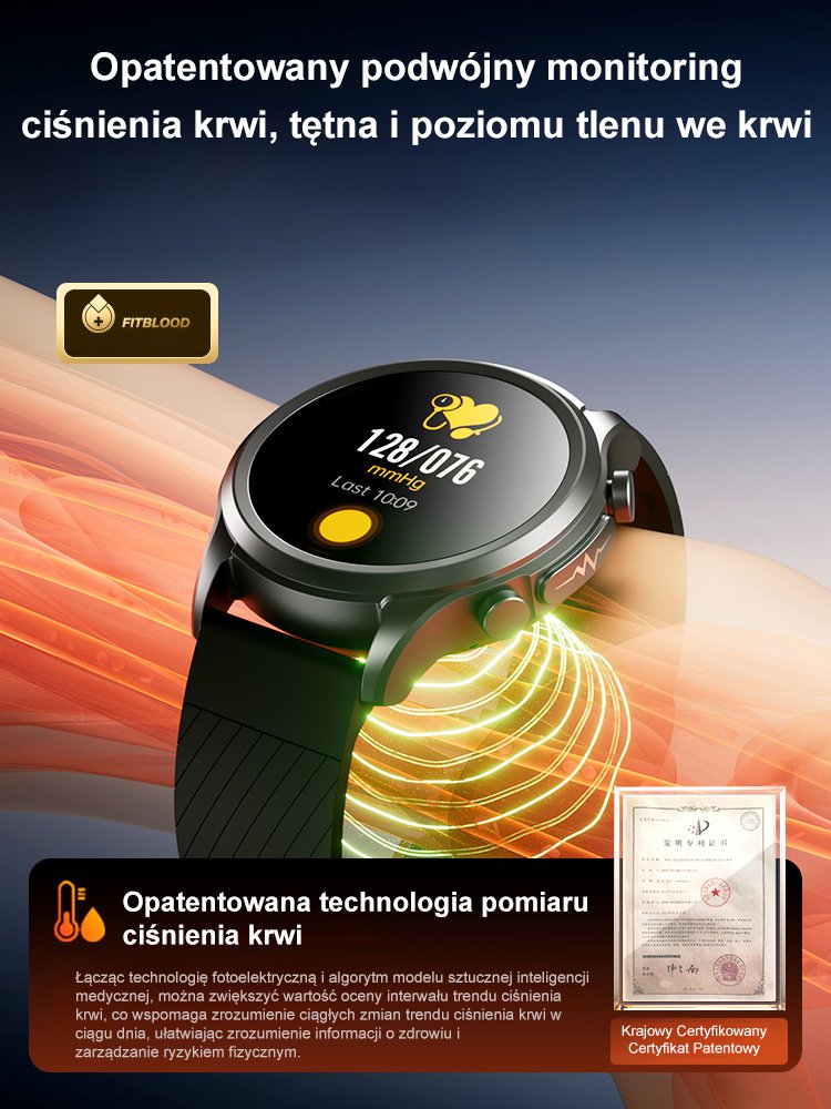 Watch5 Inteligentny Zegarek Monitorujący