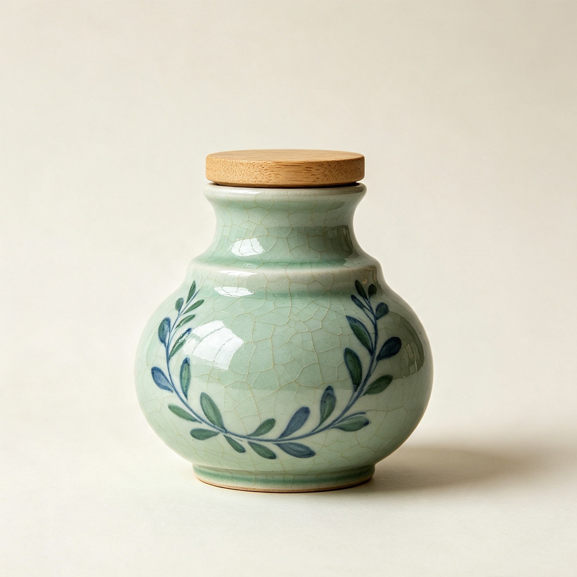Celadon Tea Canister