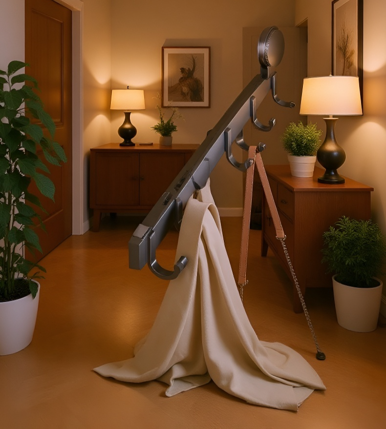 접착식 후크로 벽 손상 없는 설치