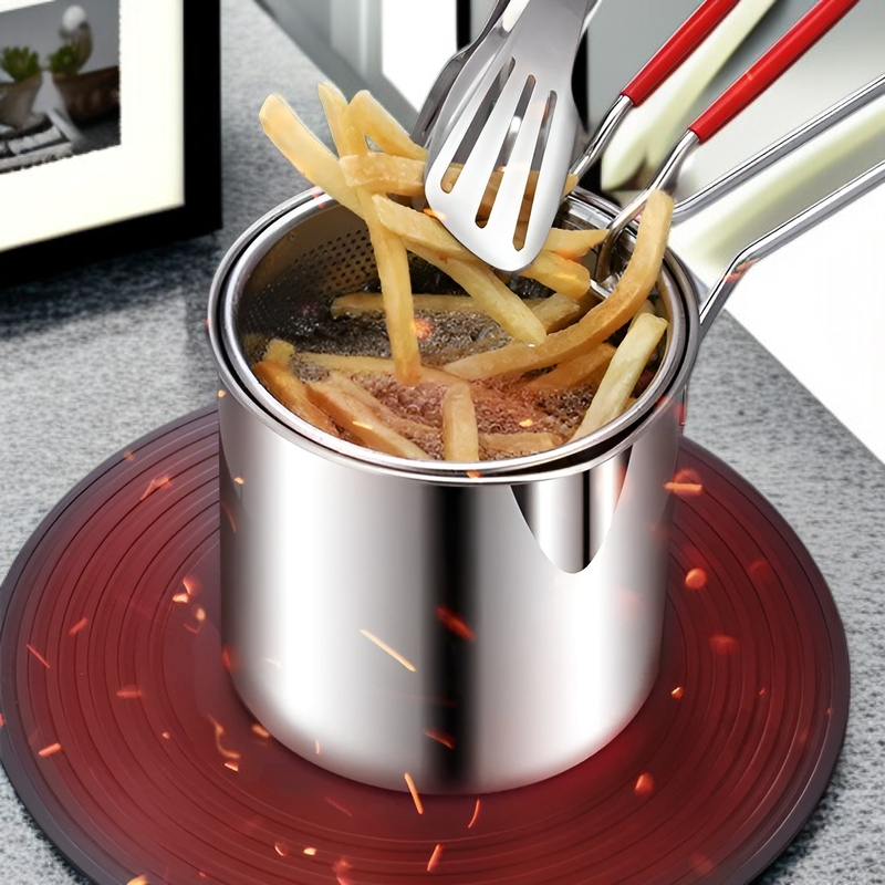 家庭用ミニフライヤー ステンレス製 小型 1.5L