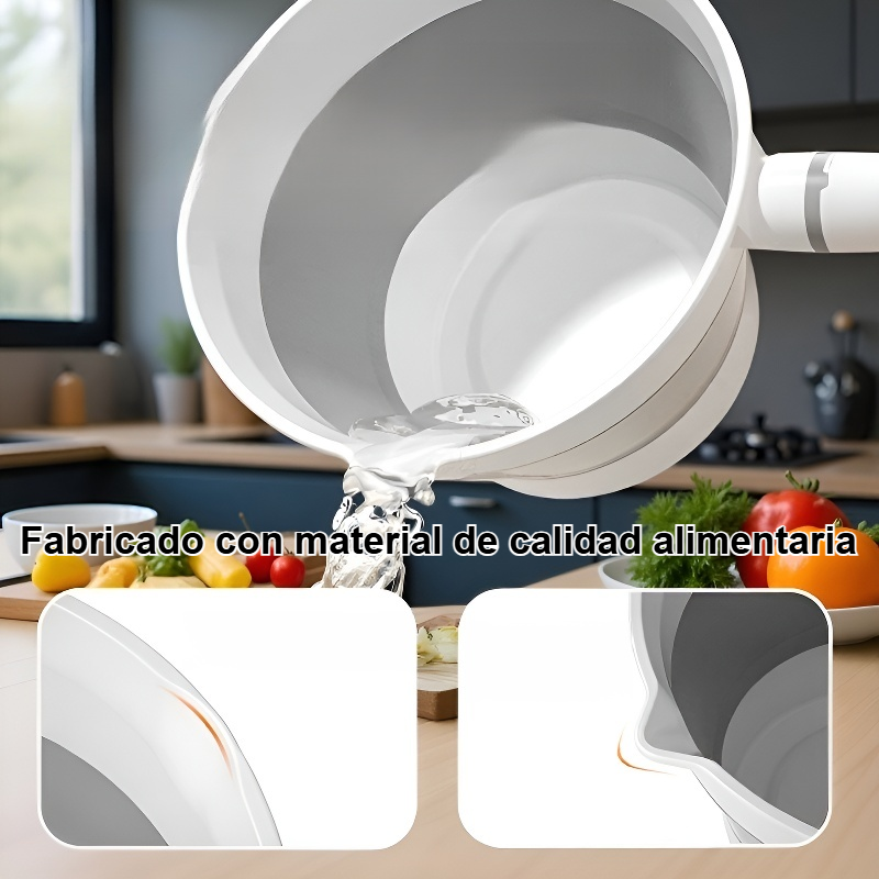 Cucharón de agua plegable multifuncional de calidad alimentaria