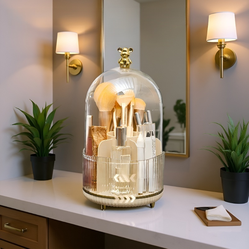 회전형 화장품 수납통, 데스크탑 화장대 정리함