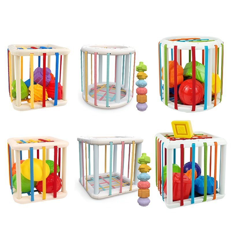 Infant Rainbow Shape & Color Recognition Educational Toy