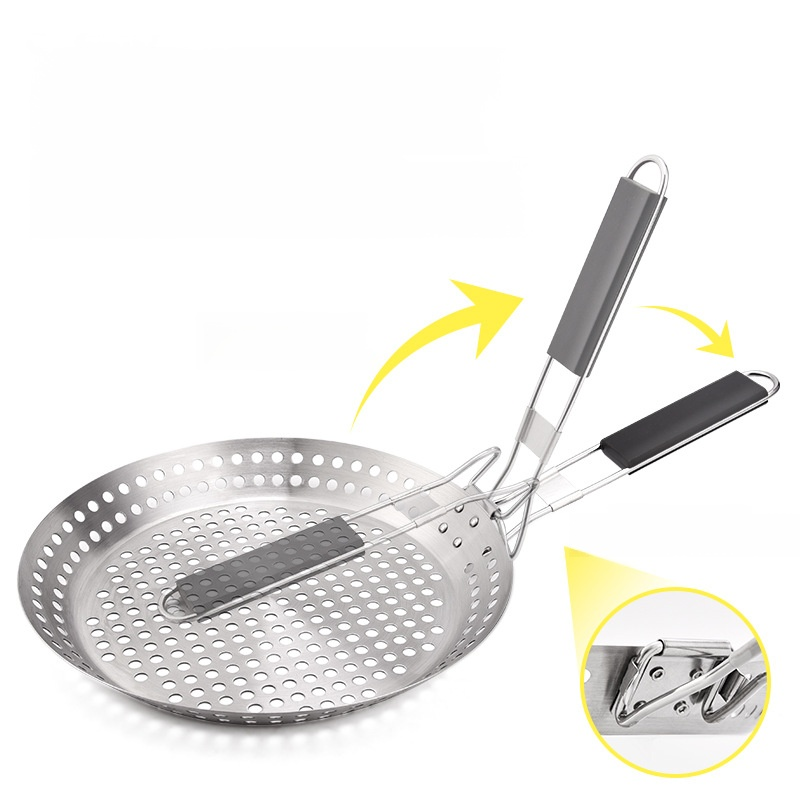 Foldable Handle Grill Pan