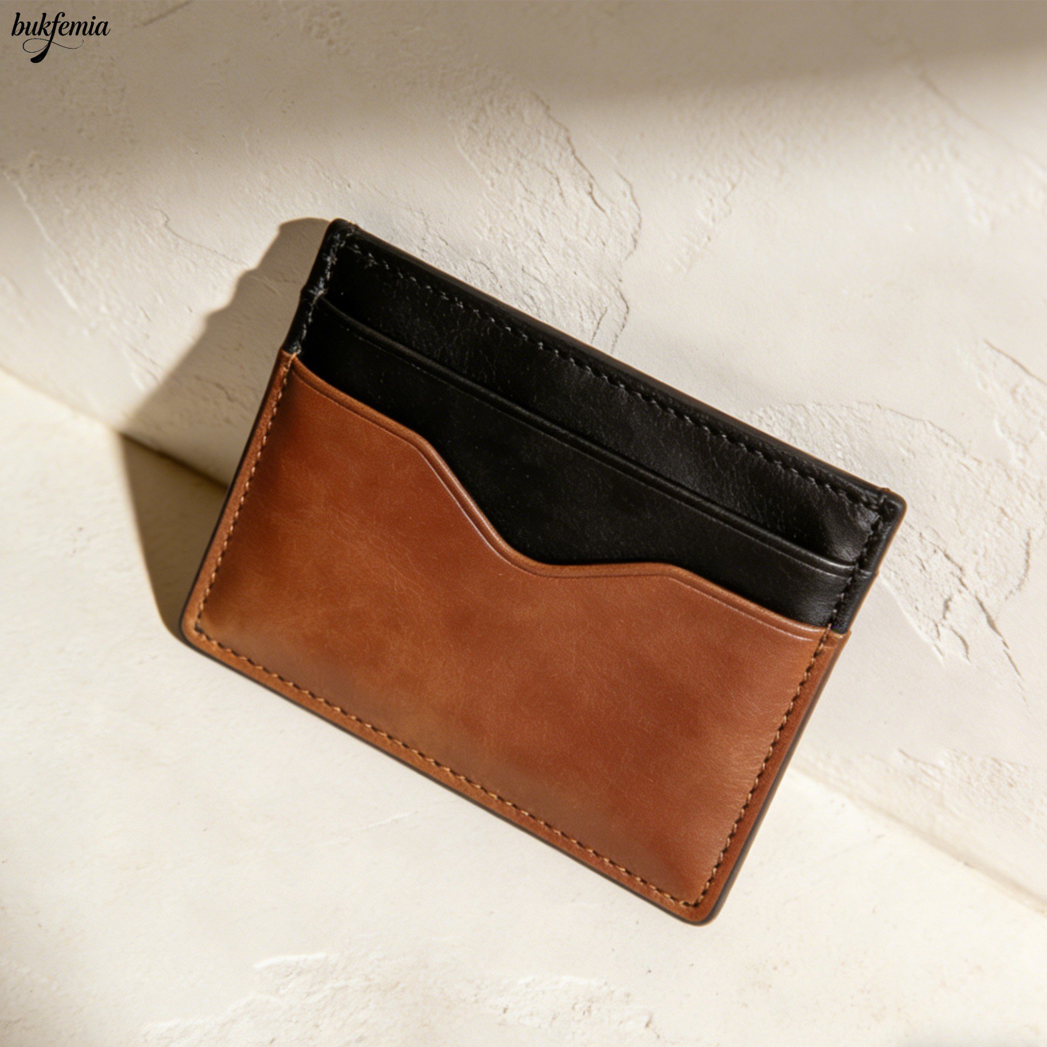 Simple Leather Bill Holder (5 pieces)