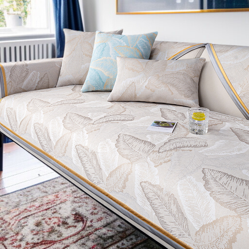 レザーソファークッションアイスシルクカバークロス 夏の滑り止め涼しい感じクッションクーラーカバーカバー