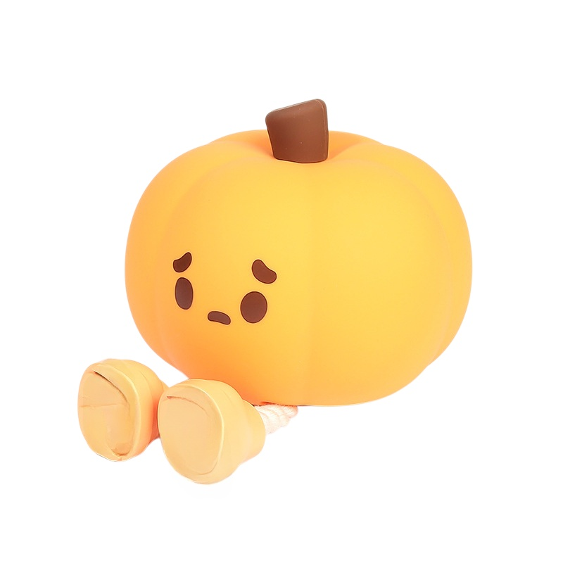 Pumpkin patting lamp